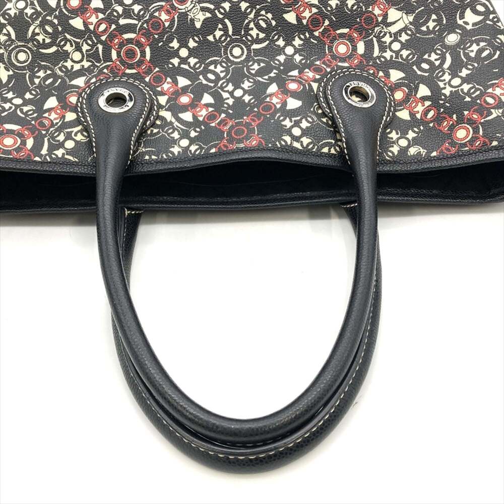 CHANEL Black Leather Tote Bag - Picture 5 of 12